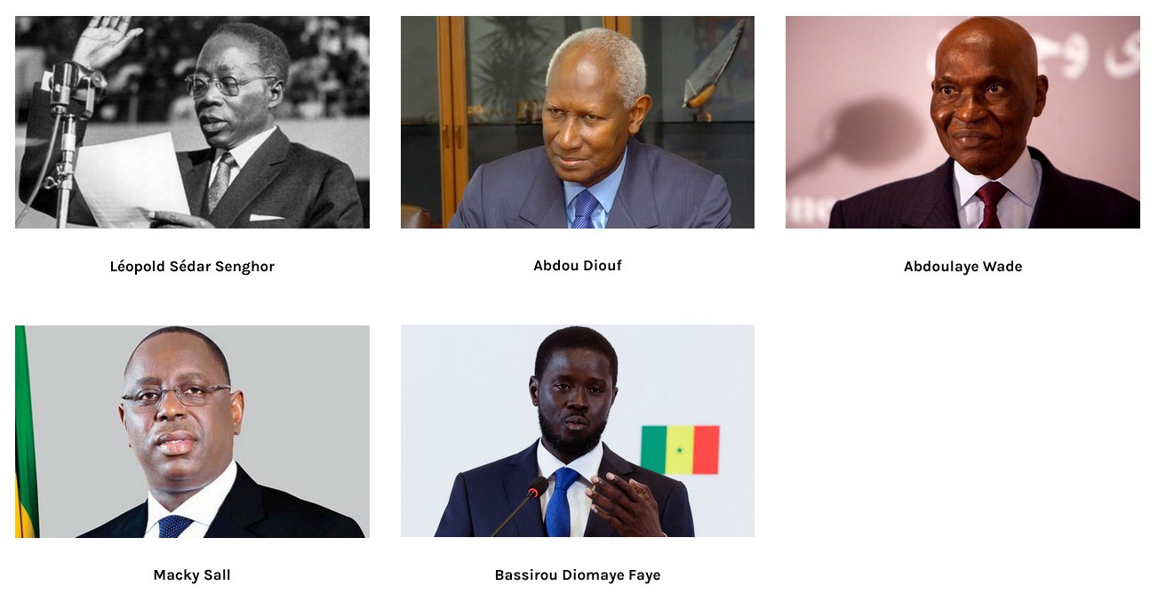 Présidents sénégalais